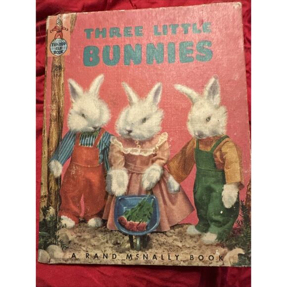 Three Little Bunnies : A Real Live Animal Book. Tip-Top Elf Book by Ruth Dixon - Picture 1 of 7